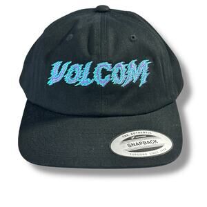 Volcom Tetsunori Tawaraya Embroidered Snapback Hat Big Boys One Size